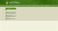 Desktop Screenshot of csimadrasdiocese.org
